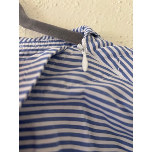 Finley Skipper Striped Blue White Nautical Poplin Top - Picture 10 of 13